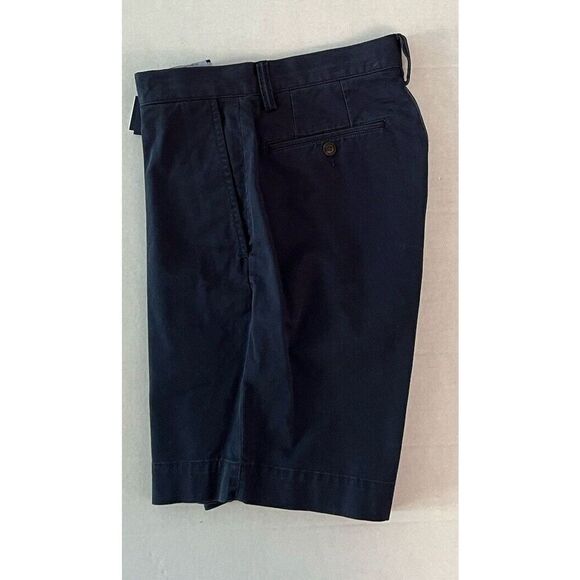 POLO RALPH LAUREN Core Replen Shorts Men Sz 28 Inseam 9” Relaxed Ink Blue Chino - Picture 6 of 9